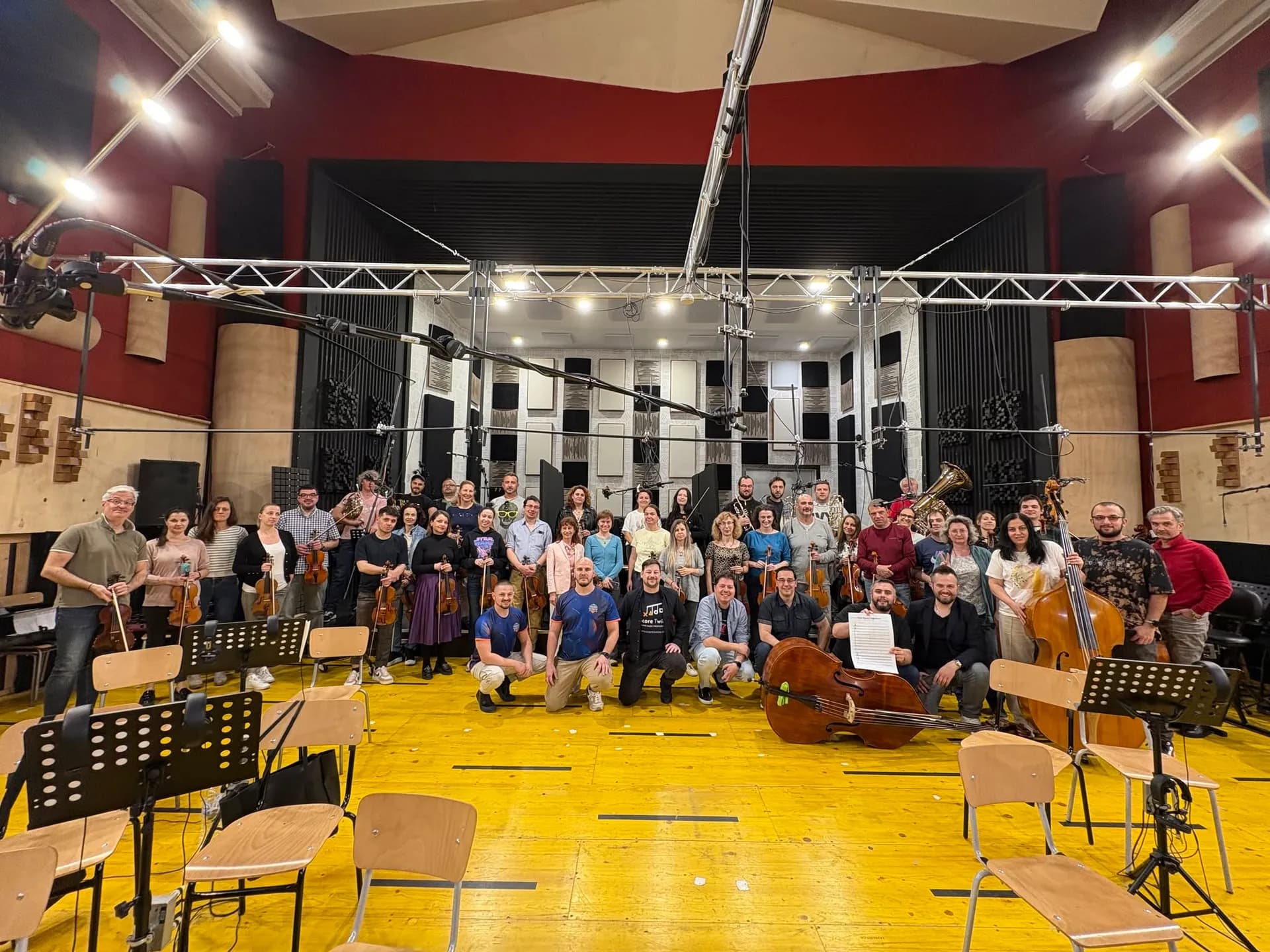 Orchestral Recording Session